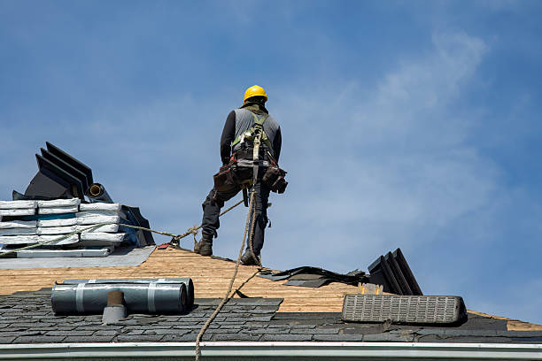 Professional Roof Replacement technician working in Winters, TX